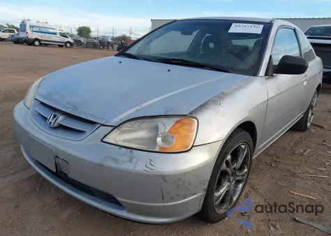 2002 Honda Civic Lx from USA, damaged, VIN 1HGEM21502L047824